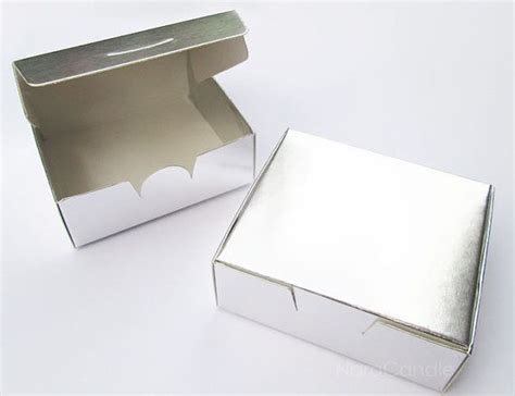 Silver Metallic Box 